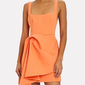 ACLER Clarke Draped Crepe Mini Dress